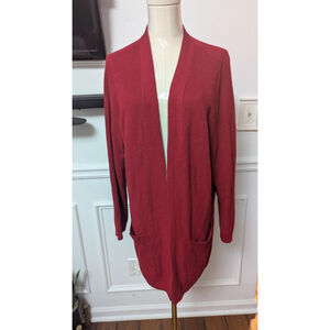 NWT Reg $60 TORRID Cardigan Red Open Front Sweater size 3X